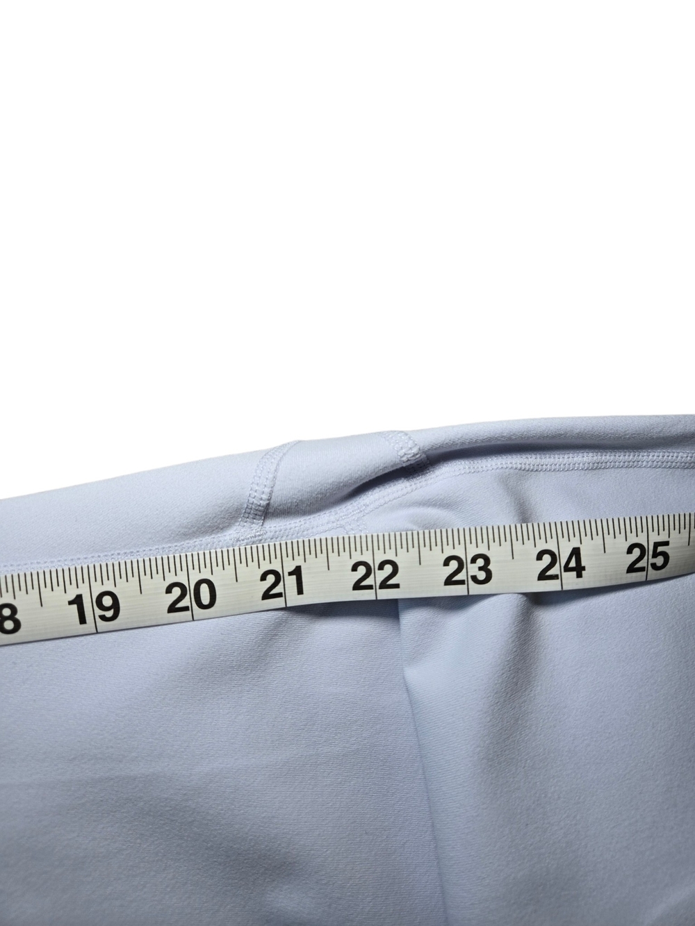 Fabletics White Leggings with Navy Side Panels - Picture 11 of 11